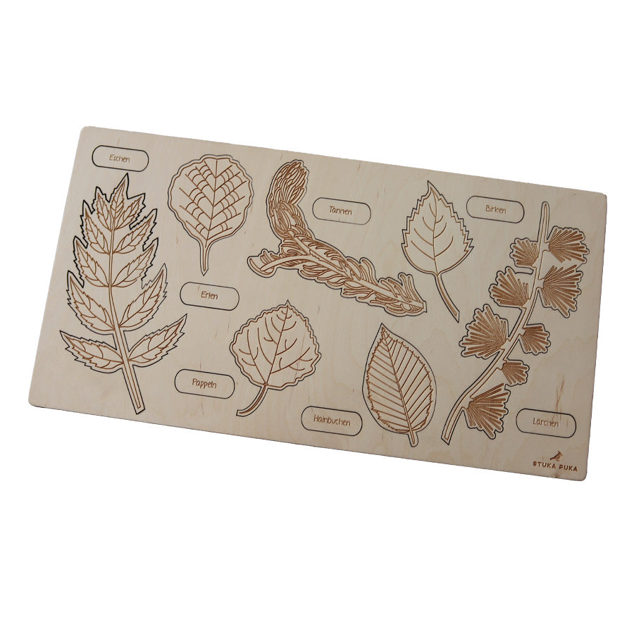 What has fallen from the tree - Schichten-Puzzle aus Holz