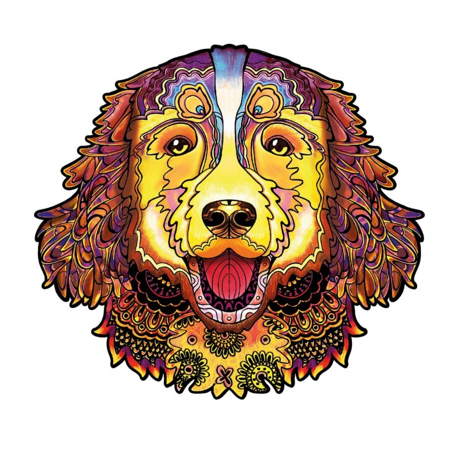 Bartl Puzzle Eureka Holzpuzzle Berner Sennenhund – 118 Teile, Tierform-Puzzle ab 8 Jahre