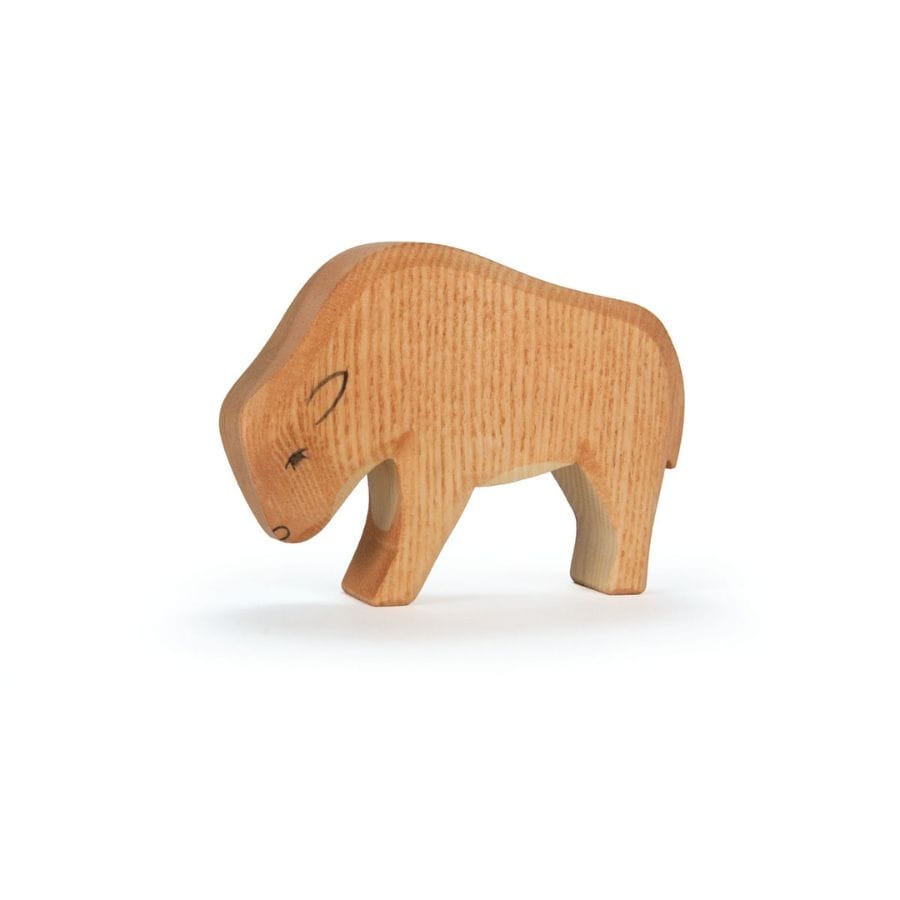 Ostheimer Holzfiguren Ostheimer Ostheimer Holzfigur „Bison klein“ – Tierfigur aus Esche, ab 3 Jahren