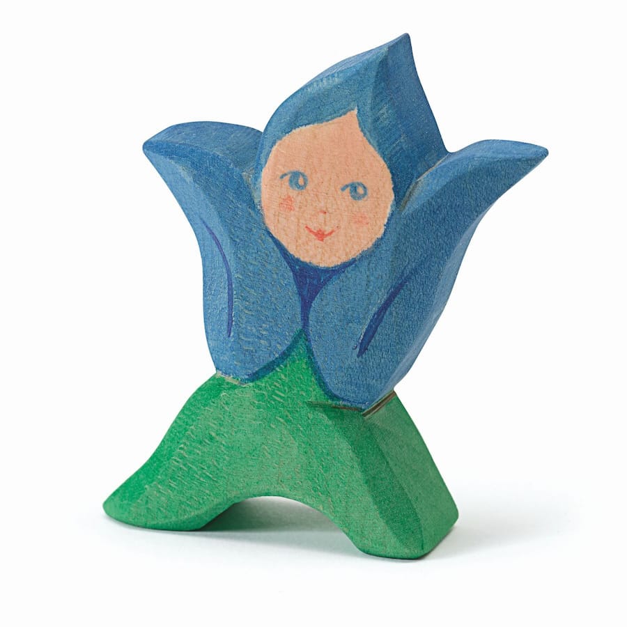 Ostheimer Holzfiguren Ostheimer Enzian Ostheimer Blumenkinder, Spielfigur, Holzfigur, Made in Germany, ab 3 Jahre
