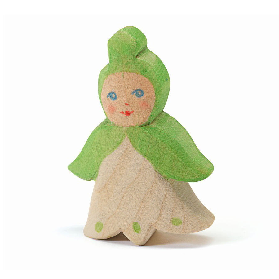 Blumenkind Märzenbecher Holzfigur von Ostheimer