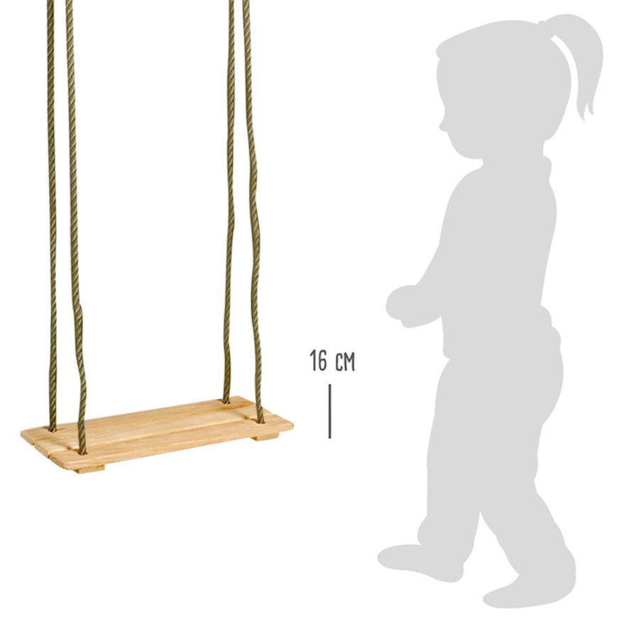 Schaukel aus Holz für Kindert