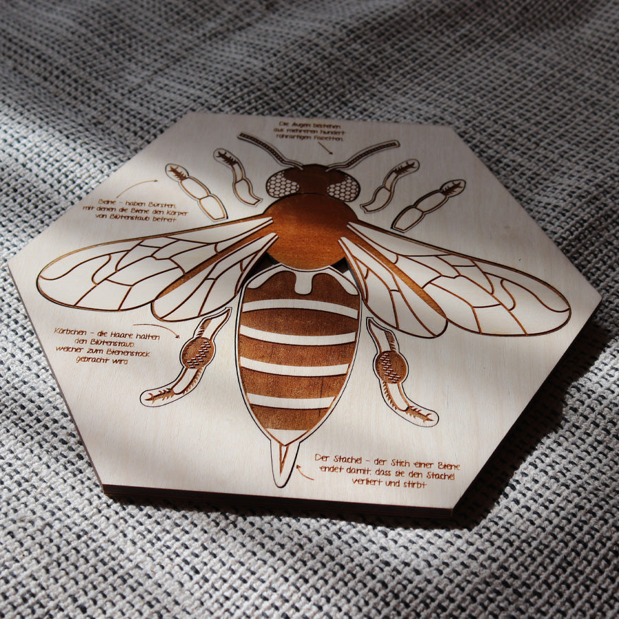 Holzpuzzle "Busy Bee" von Stuka Puka