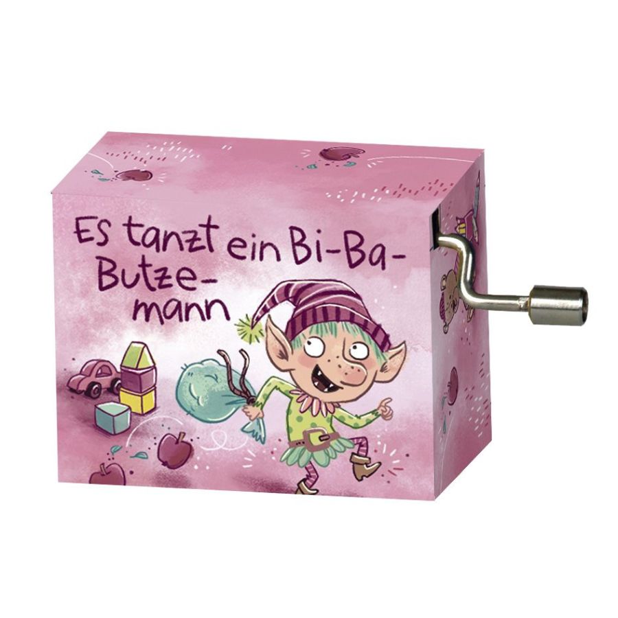 Kurbelspieldose, Spieluhr Es tanzt ein Bi-Ba-Butzemann