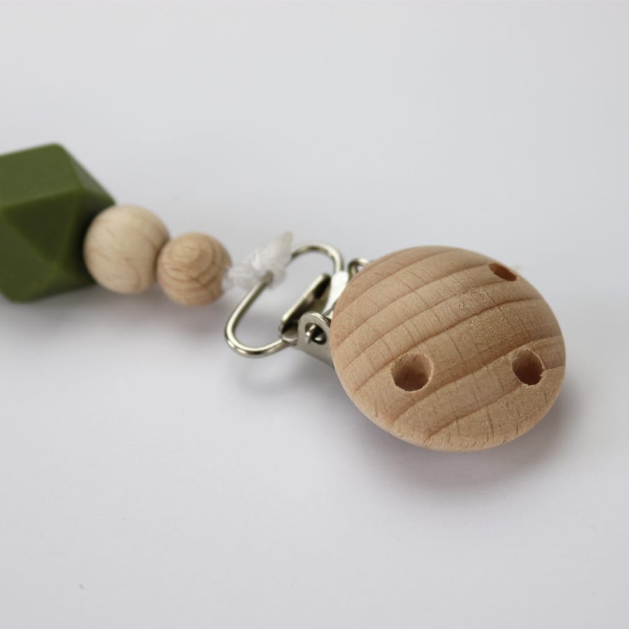 Spielkiste Schnullerclips & -ketten Personalisierte Schnullerkette mit Name
