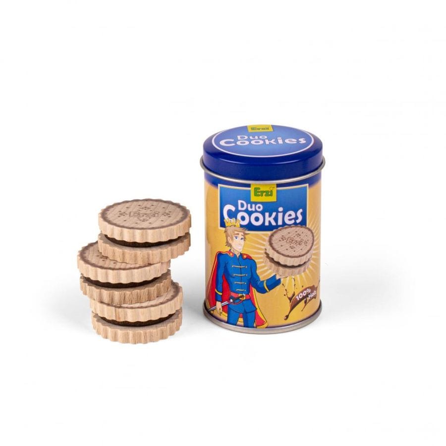 Erzi Spielzeuglebensmittel Erzi Duo Cookies aus Holz – Kaufladen & Kinderküche, ab 3 Jahre
