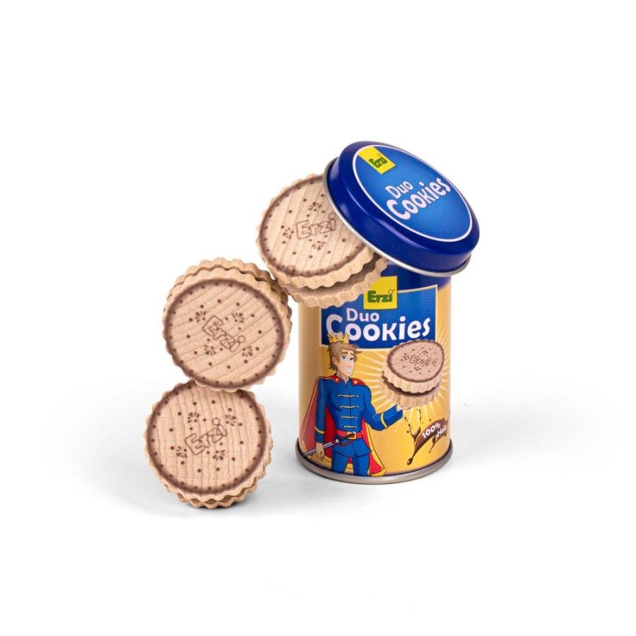 Erzi Spielzeuglebensmittel Erzi Duo Cookies aus Holz – Kaufladen & Kinderküche, ab 3 Jahre