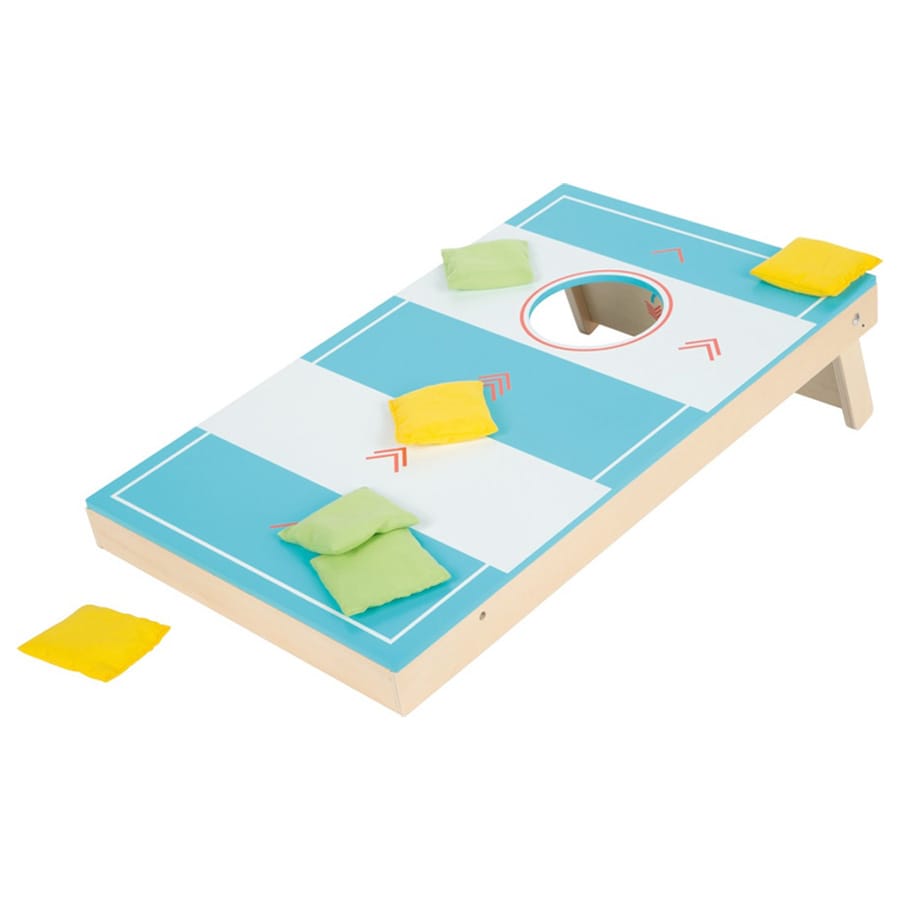 Legler Spielzeug für draußen small foot 2in1 Wurfspiel – Cornhole & Sling Puck ab 5 Jahre