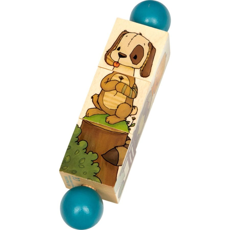 Spiegelburg Geschicklichkeitsspiele Spiegelburg Holz-Dreh-Puzzle „Liebling“ – Lernspielzeug ab 2 Jahren