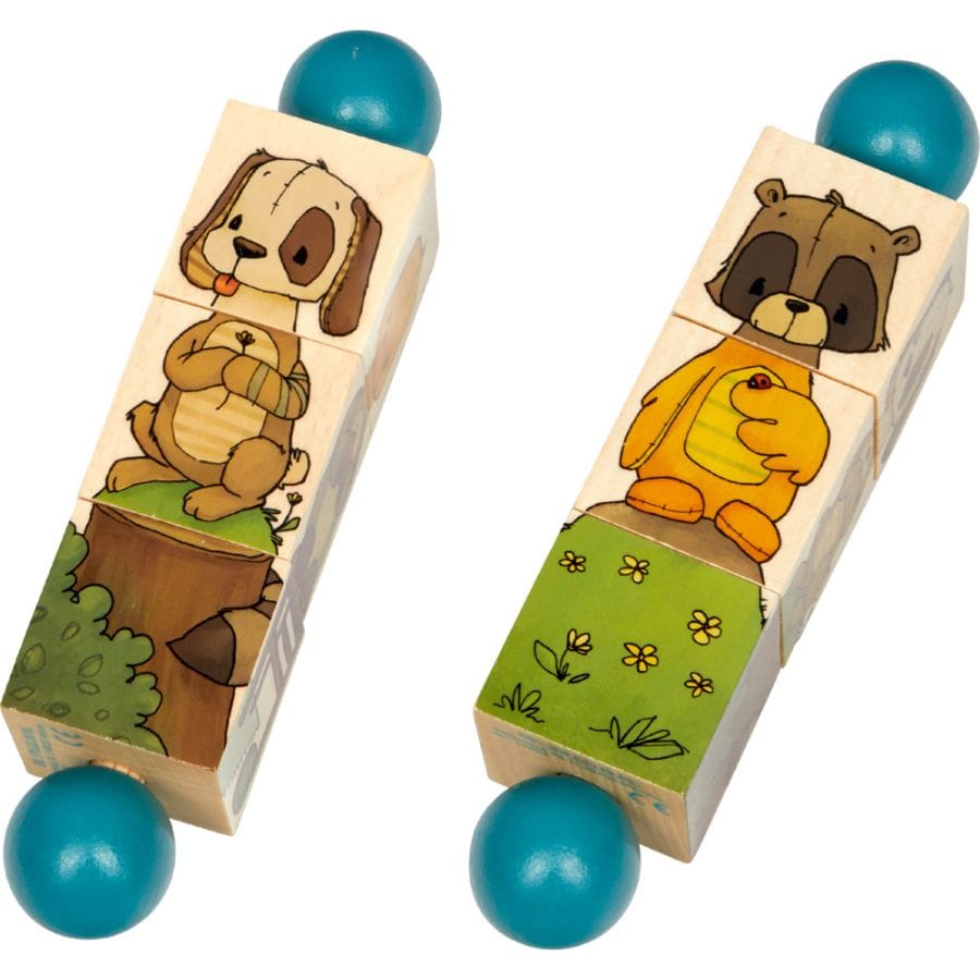 Spiegelburg Geschicklichkeitsspiele Spiegelburg Holz-Dreh-Puzzle „Liebling“ – Lernspielzeug ab 2 Jahren