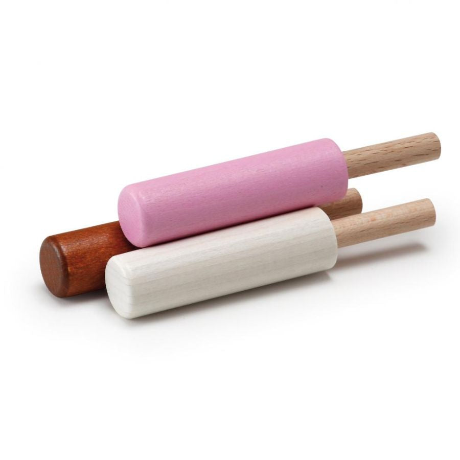 Erzi Milky Sticks Eis in der Dose – Holzspielzeug für Kaufladen & Spielküche, ab 3 Jahre