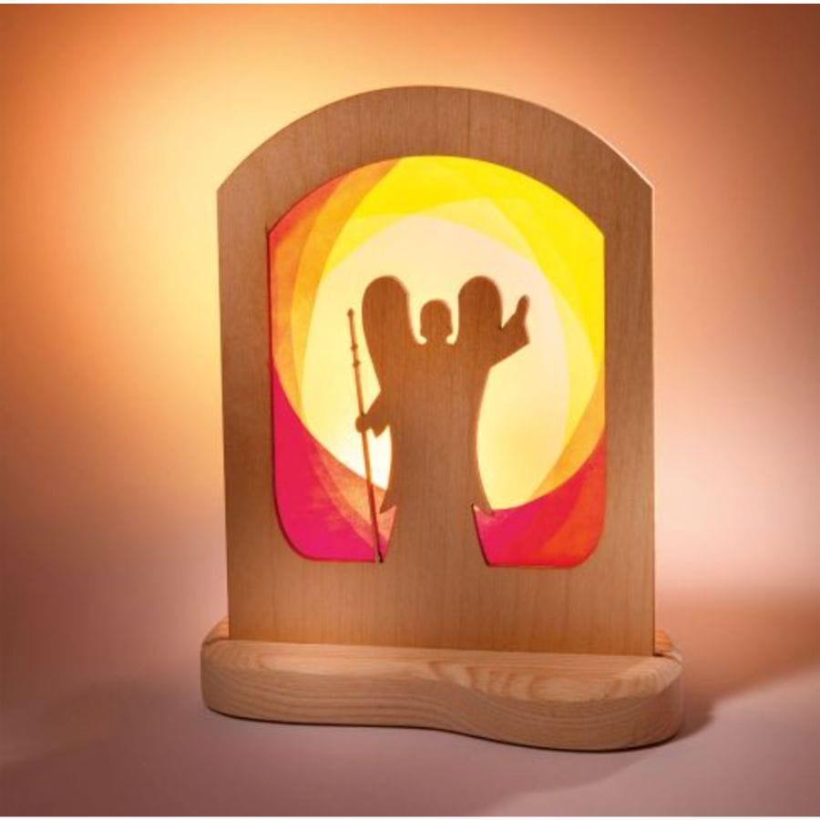 Ostheimer Ostheimer Weihnachten Erzengel Ostheimer Transparente, Silhouetten mit farbigem Hintergrund, Aufsteller und Kerzenhalter