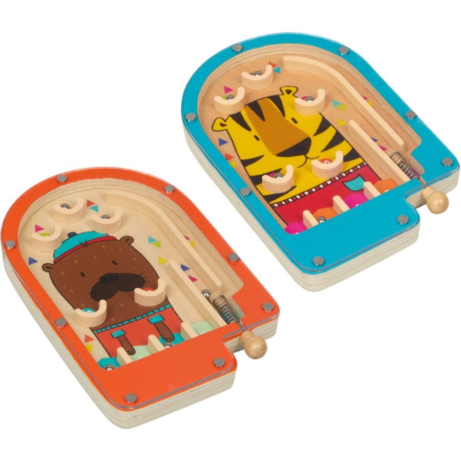 Spiegelburg Geschicklichkeitsspiele Spiegelburg Flipper-Spiel aus Holz – Bunte Geschenke für Kinder, ab 3 Jahre