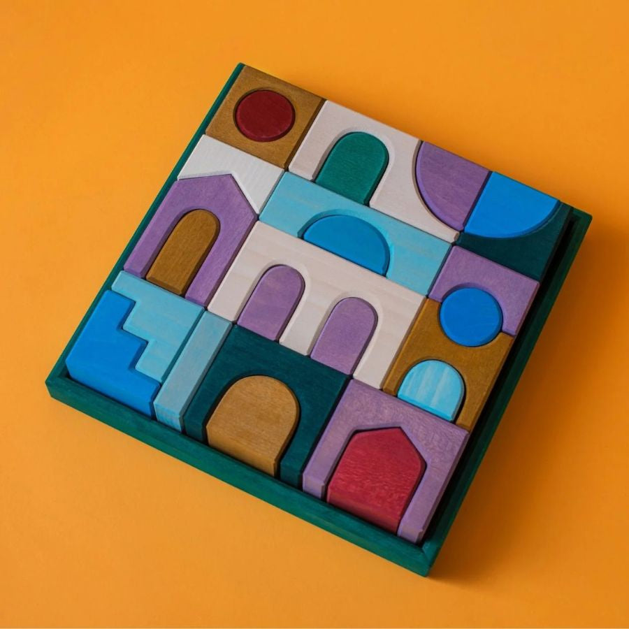 Grimm’s Kleiner Baukasten Floors – Architektonischer Holzbaukasten, ab 1 Jahr