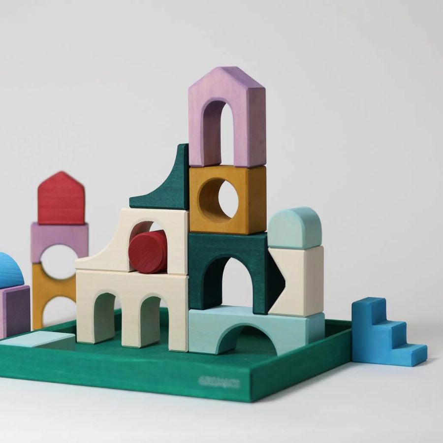 Grimm’s Kleiner Baukasten Floors – Architektonischer Holzbaukasten, ab 1 Jahr