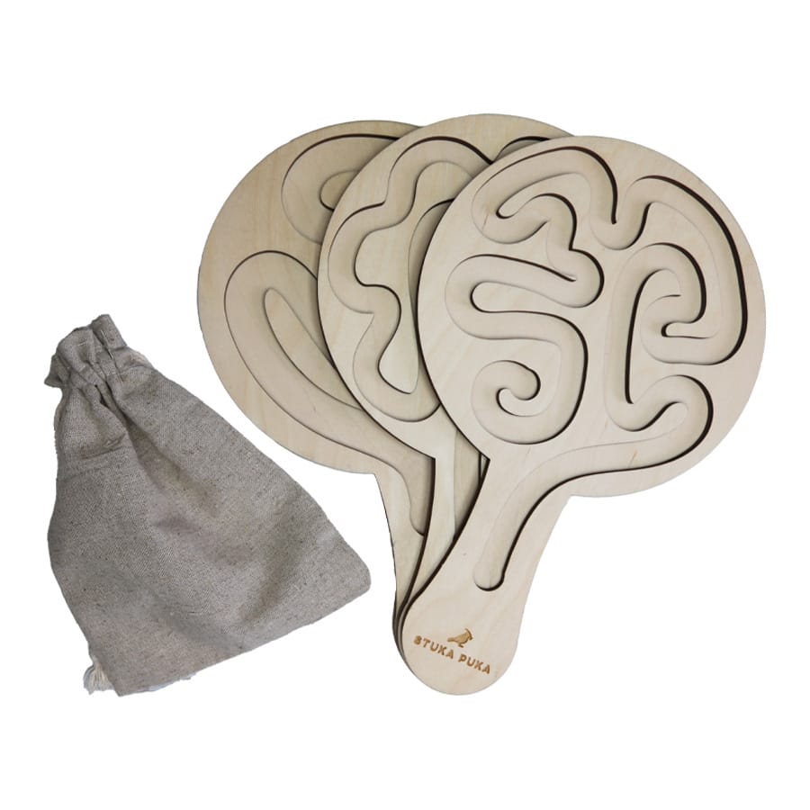Stuka Puka Geschicklichkeitsspiele Labyrinth-Set "Flourishes“
