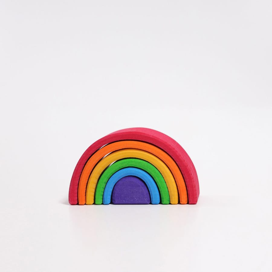 GRIMM'S Bausteine & Bauspielzeug Kleiner Regenbogen