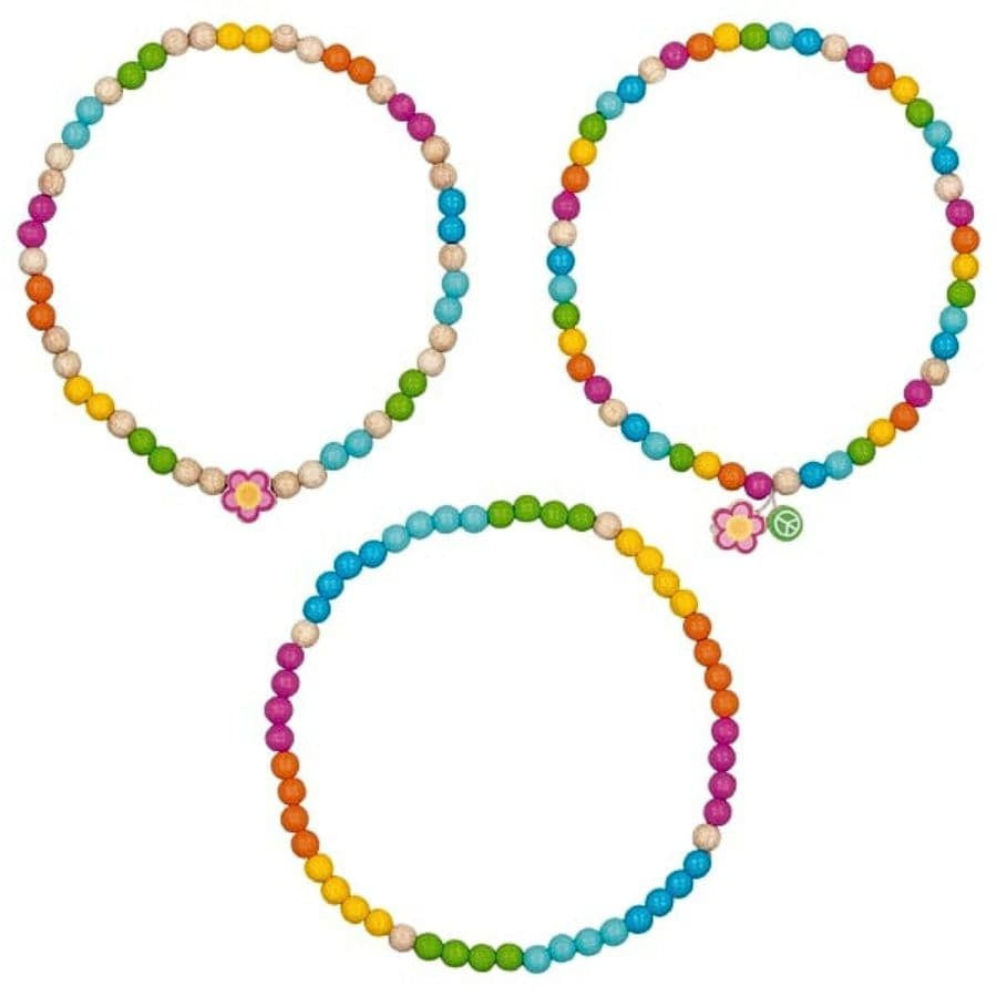 Goki Kinderschmuck goki Halskette „goki66“ aus Buchenholz – farbenfroh & Made in Germany
