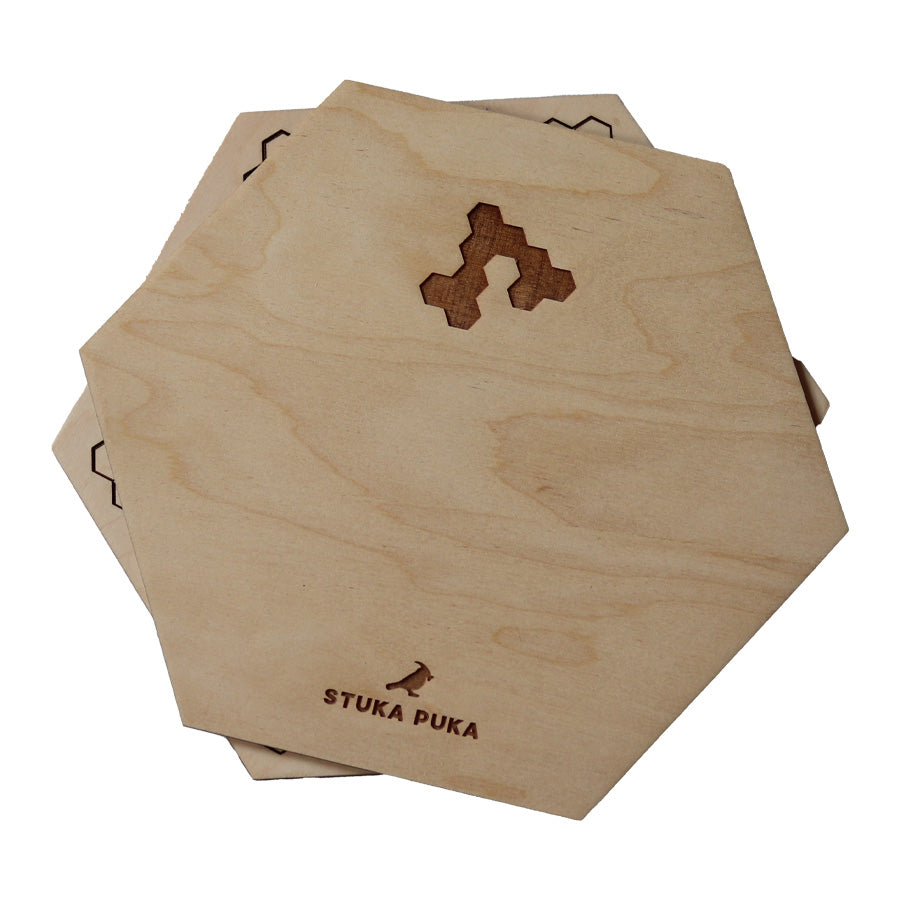 "Brain Teaser Honeycomb" 32 Teile von Stuka Puka