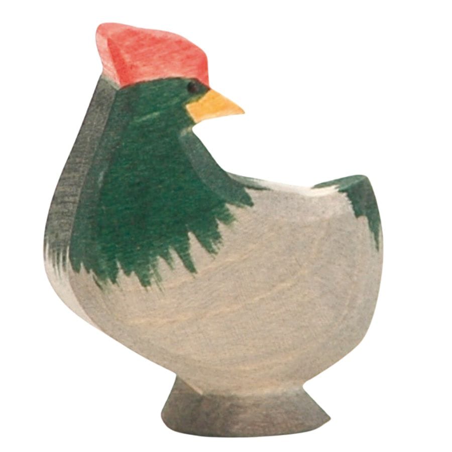 Ostheimer Holzfiguren Ostheimer Huhn dunkel gedreht