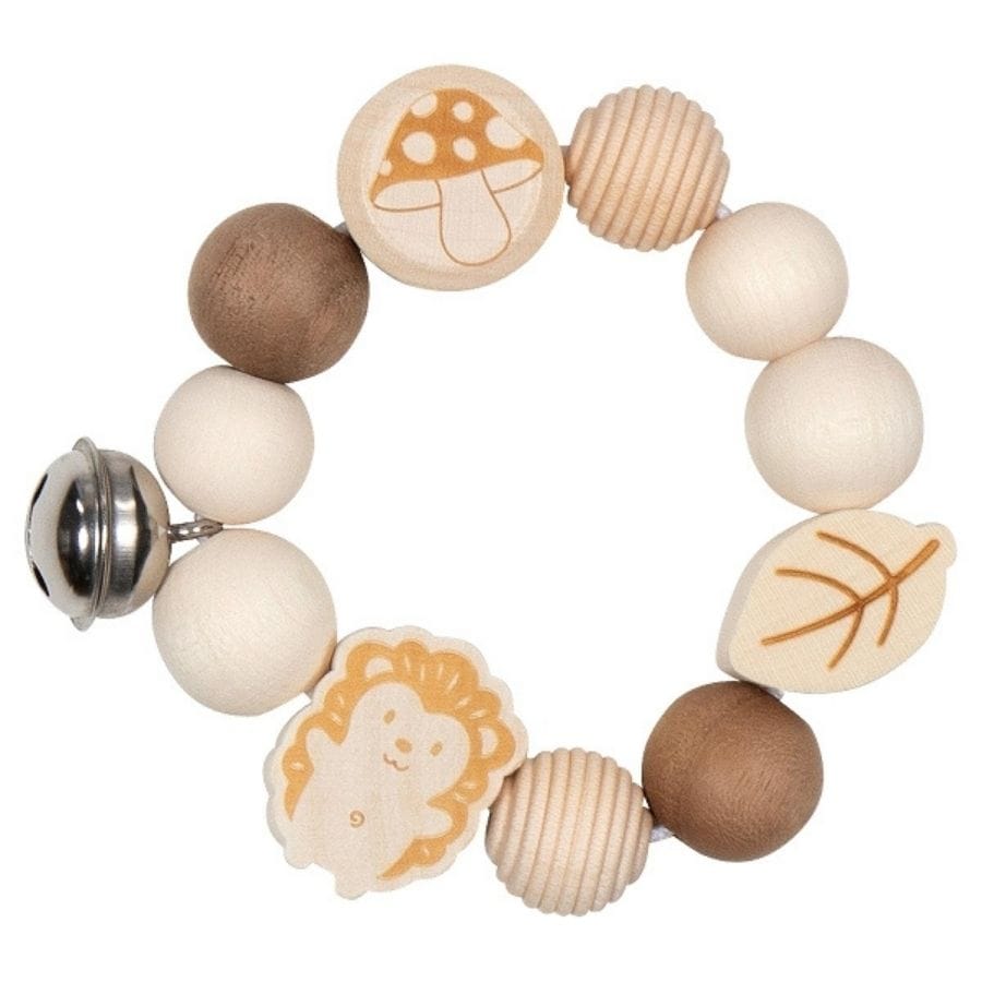 Goki Greifling Goki Greifling Elastik Igel – Holzgreifling Made in Germany