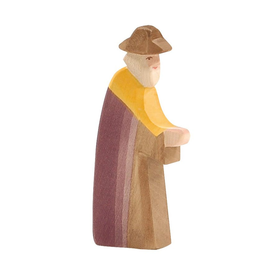 Ostheimer Holzfiguren Ostheimer Weihnachten Ostheimer Josef wandernd – handgefertigte Holzfigur, Krippenfigur ab 3 Jahren