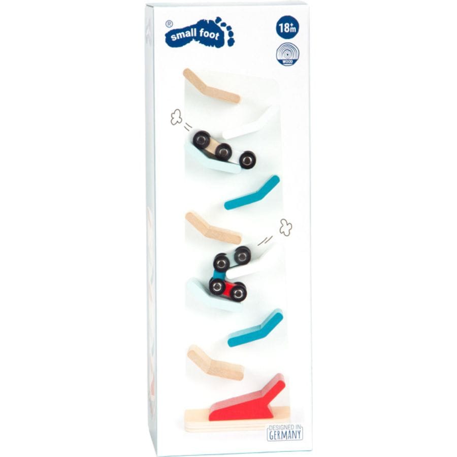 Legler Kugelbahn Small foot Kaskadenturm aus Holz – Spielspaß ab 18 Monate