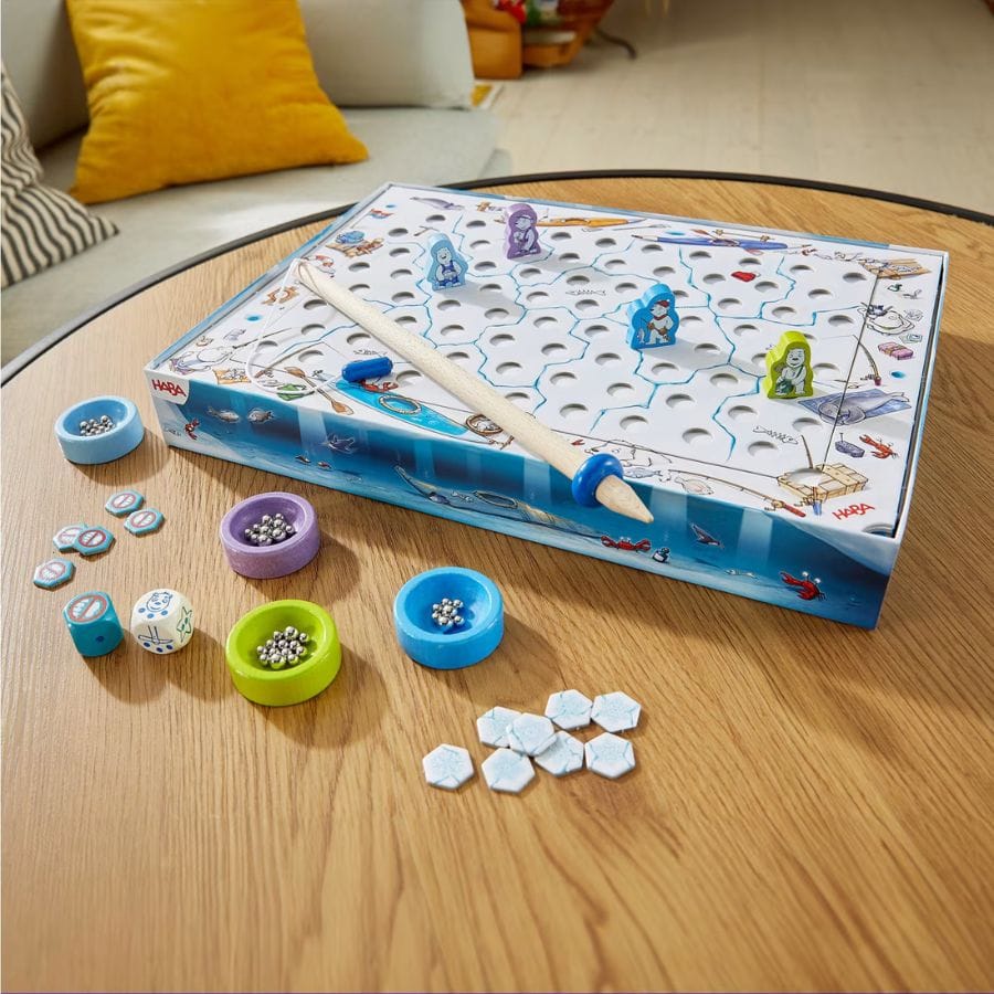 Haba Gesellschaftsspiel HABA Kayanak – Angeln, Eis & Abenteuer, ab 4 Jahre