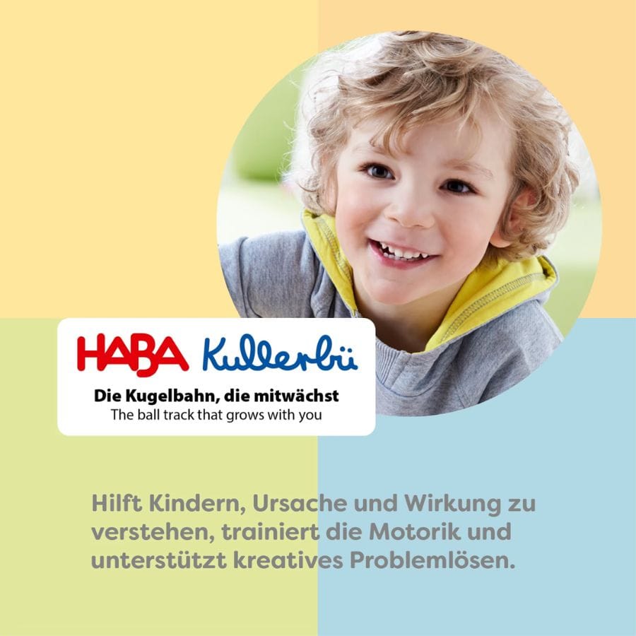 HABA Kugelbahn HABA Kullerbü Kugelbahn Step-by-Step, ab 1 Jahr