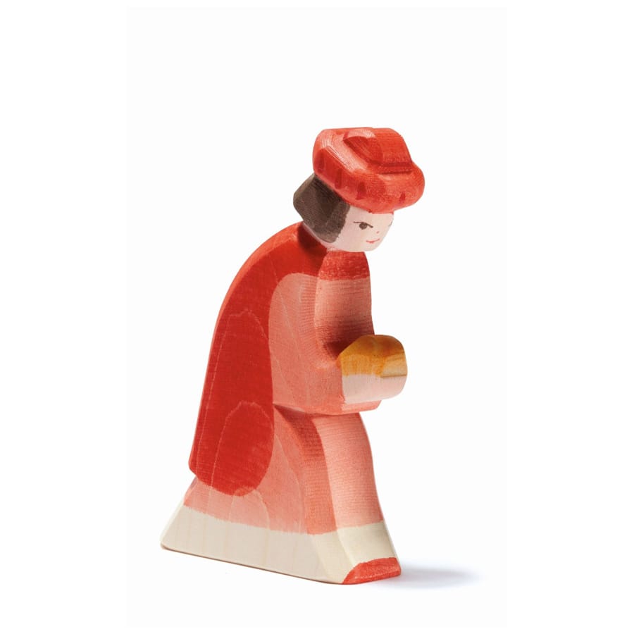 Ostheimer Holzfiguren Ostheimer Weihnachten Ostheimer König rot orientalisch, Krippenfigur, ab 3 Jahre