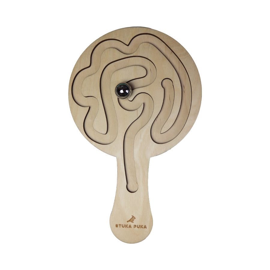 "Flourishes" Labyrinth aus Holz