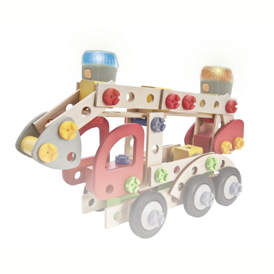 Eichhorn Bausteine & Bauspielzeug Eichhorn Constructor Licht-Set – 2 USB-Lichter mit 6 Funktionen – Zubehör ab 3 Jahren