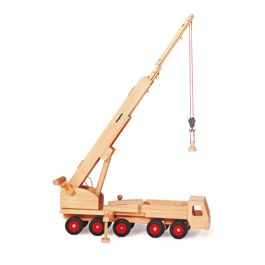 Fagus Mobilkran 10.32 mit Hebemagnet
