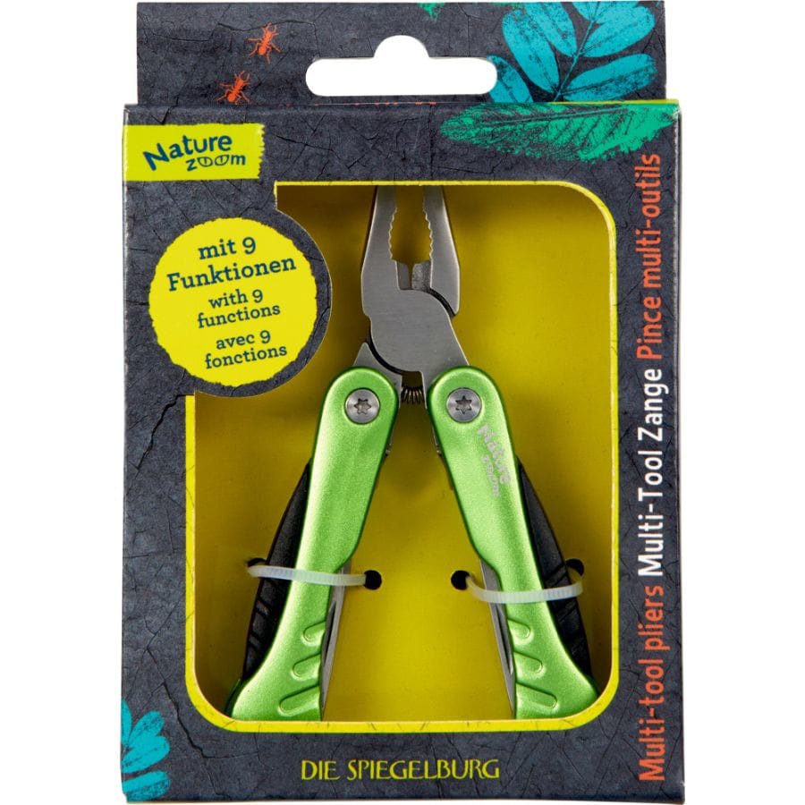 Spiegelburg Kunst- & Bastelsets Multi-Tool Zange Nature Zoom – 9 Funktionen - Spiegelburg