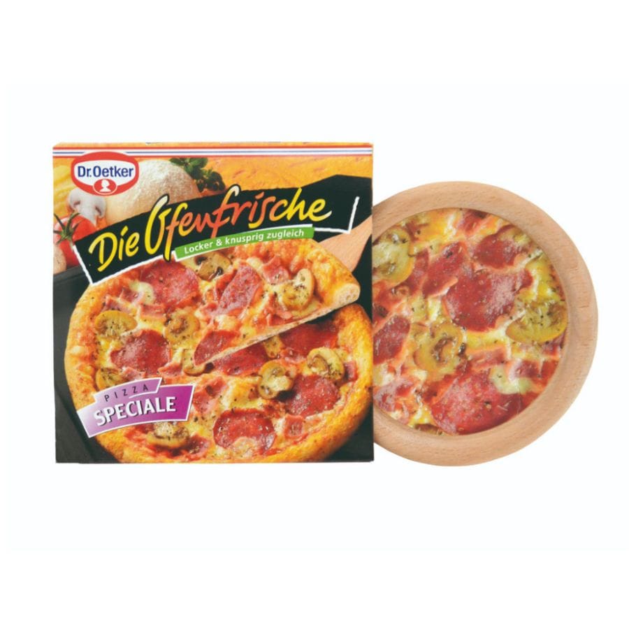 Tanner Kaufladenzubehör Tanner Dr. Oetker Holz-Pizza „Ofenfrische“ – Miniatur Kaufladen & Spielküche ab 3 Jahre