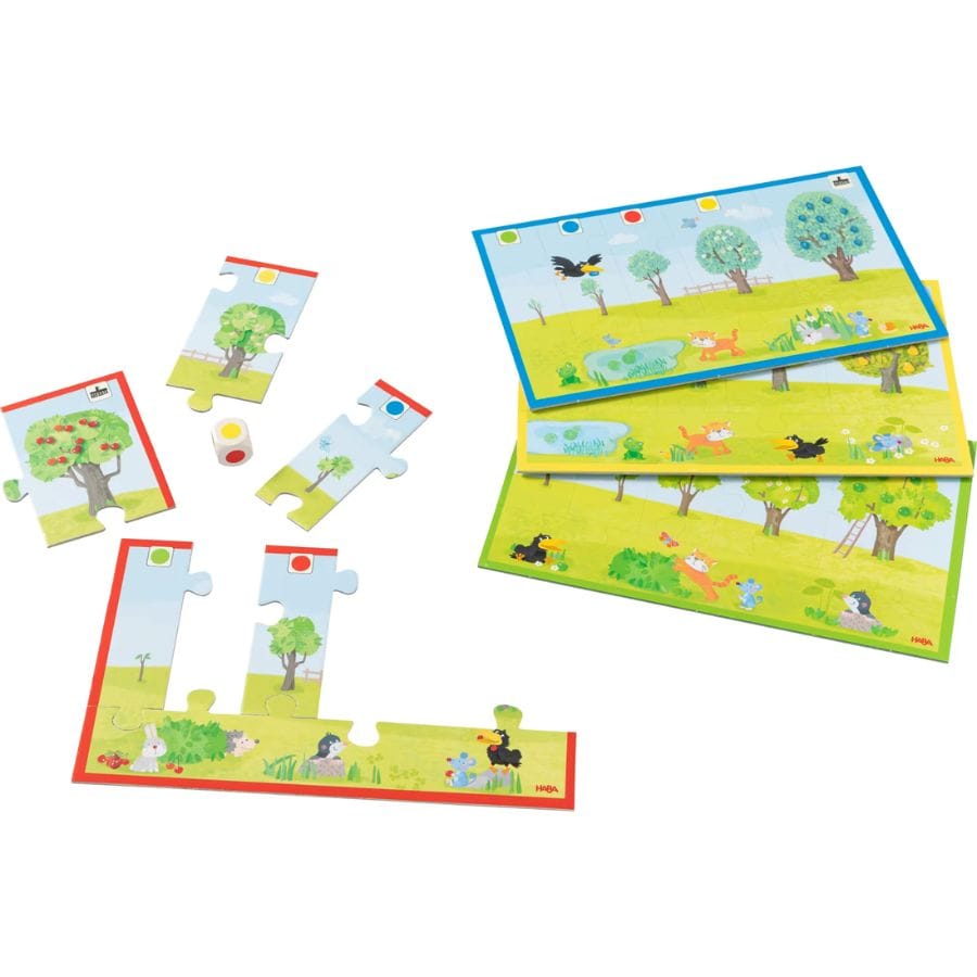 Haba Gesellschaftsspiel HABA Meine große Obstgarten-Spielesammlung – 10 Spiele für Kinder ab 3 Jahren