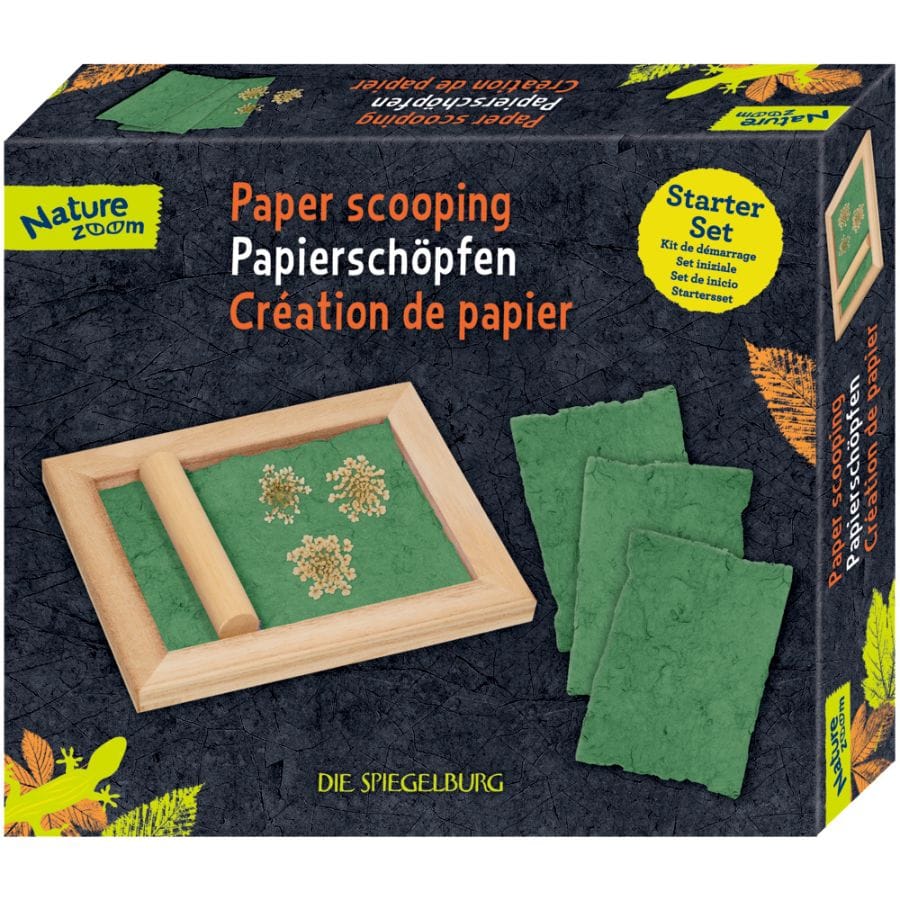Spiegelburg Kunst- & Bastelsets Spiegelburg Papier schöpfen Kreativset – Bastelset aus Holz & Papier ab 5 Jahren