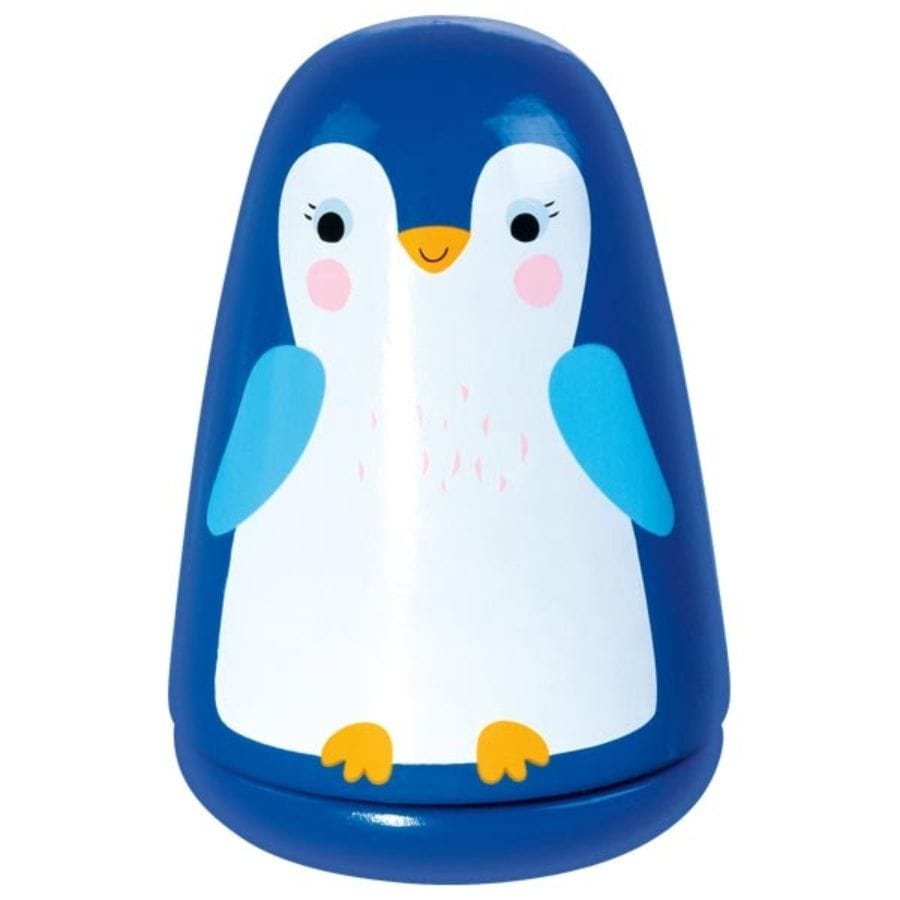 Goki Spieluhr Goki Spieluhr „Gute Nacht, kleiner Pinguin“ – Holzspieluhr mit Melodie „La-Le-Lu“ für Babys & Kleinkinder