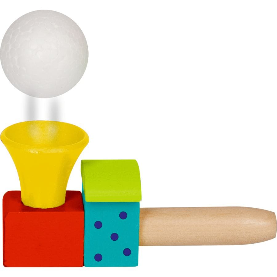 Spiegelburg Geschicklichkeitsspiele Spiegelburg Pusteball-Spiel Lokomotive – Geschicklichkeits-Spiel für Kinder ab 3 Jahren