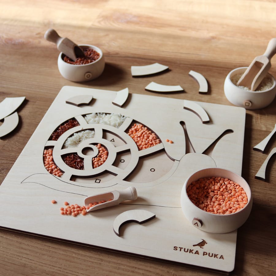 Stuka Puka Legespiele Holzpuzzle "Schnecke"