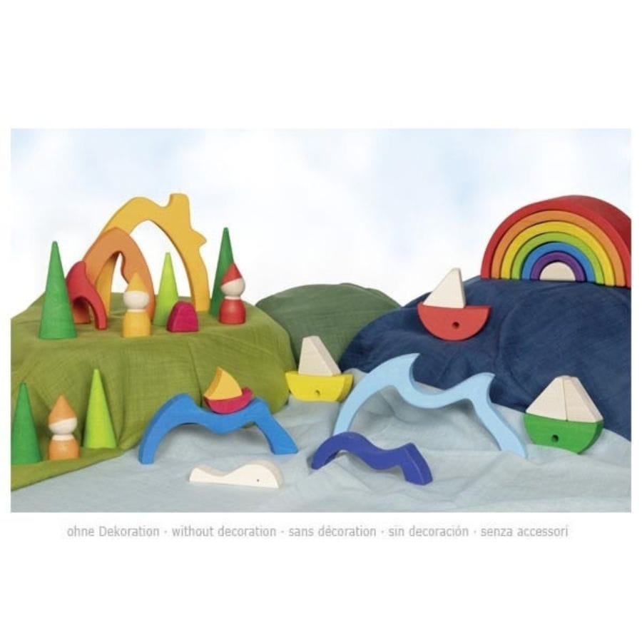 Goki Puzzle Goki Puzzle „Mein Schifflein auf dem Meer“ – Holzpuzzle aus Ahornholz, ab 2 Jahre