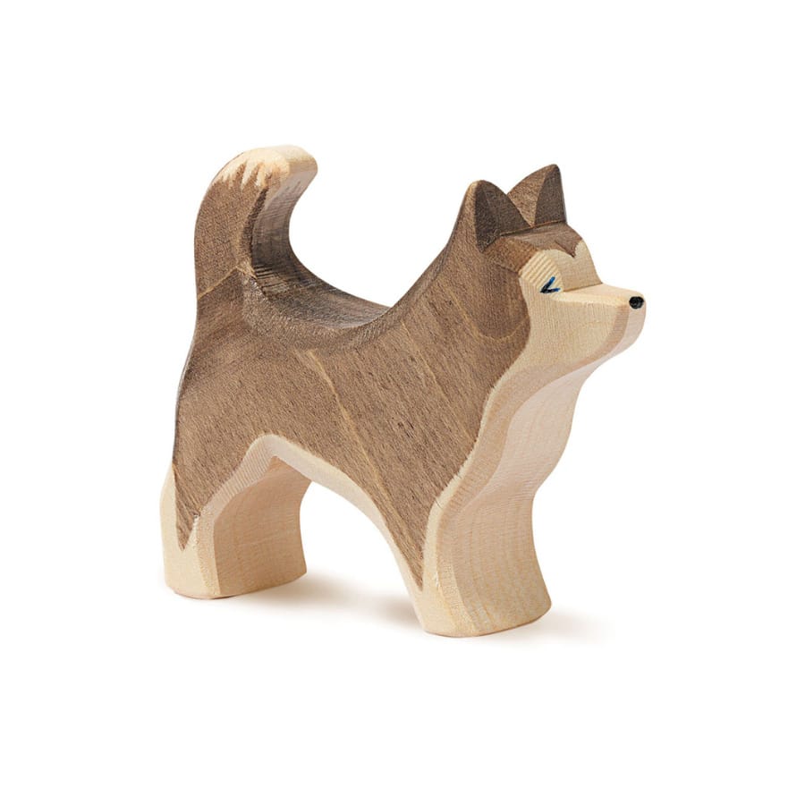 Ostheimer Holzfiguren Ostheimer Schlittenhund stehend