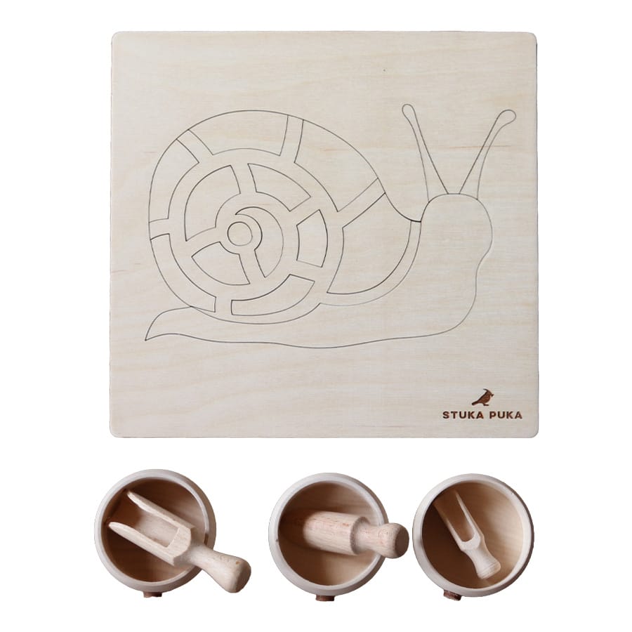 Stuka Puka Legespiele Holzpuzzle "Schnecke"