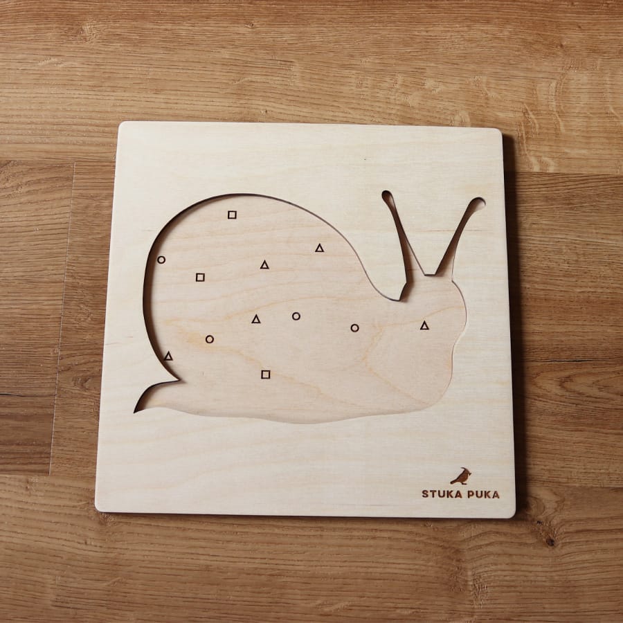 Stuka Puka Legespiele Holzpuzzle "Schnecke"