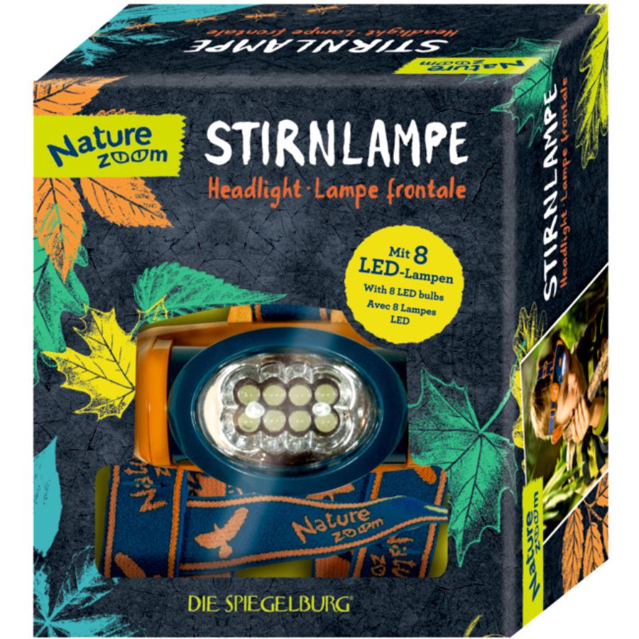 Stirnlampe Nature Zoom mit 8 LEDs – Kinder Kopflampe von Die Spiegelburg, ab 4 Jahre