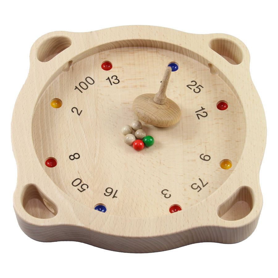 Tiroler Roulette Kreiselspiel aus Holz
