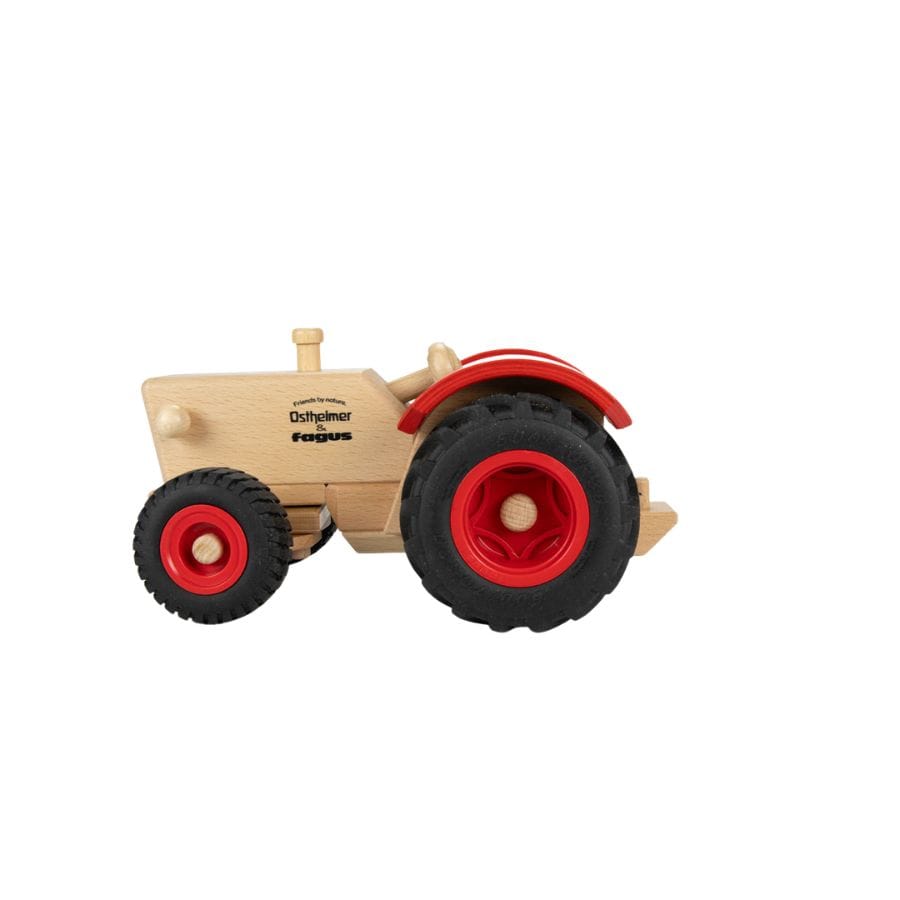 Fagus Holzfahrzeug Fagus Traktor Friends by Nature – Holztraktor mit Lenkung | für Ostheimer Jungbauer