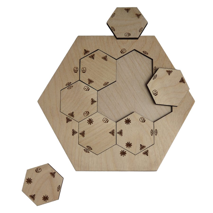Stuka Puka Puzzles & Geduldspiele Rätselspiel Waben-Puzzle "ULALA"