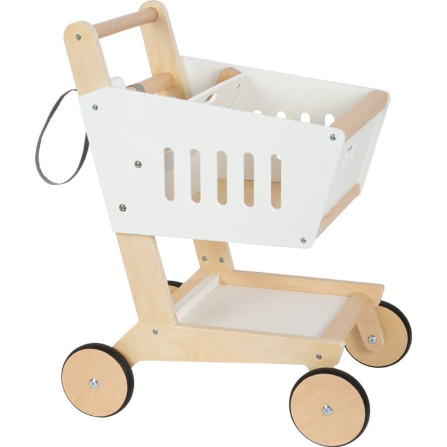 Legler Rollenspiel Small foot Holz-Spiel-Einkaufswagen "Fresh" – Kaufladen, ab 24 Monate