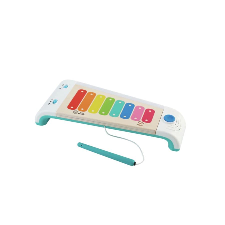 Hape Baby-Aktiv-Spielzeug Hape Magisches Touch Xylophon für Kinder ab 12 Monaten | Musikspielzeug aus Holz